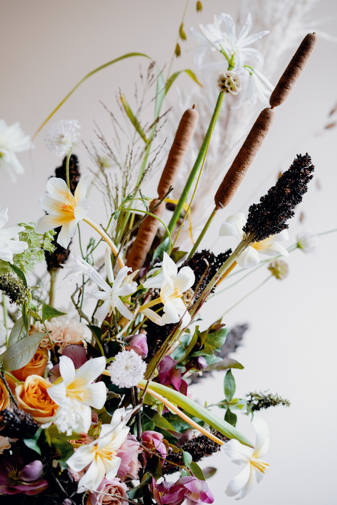 Dried arrangement