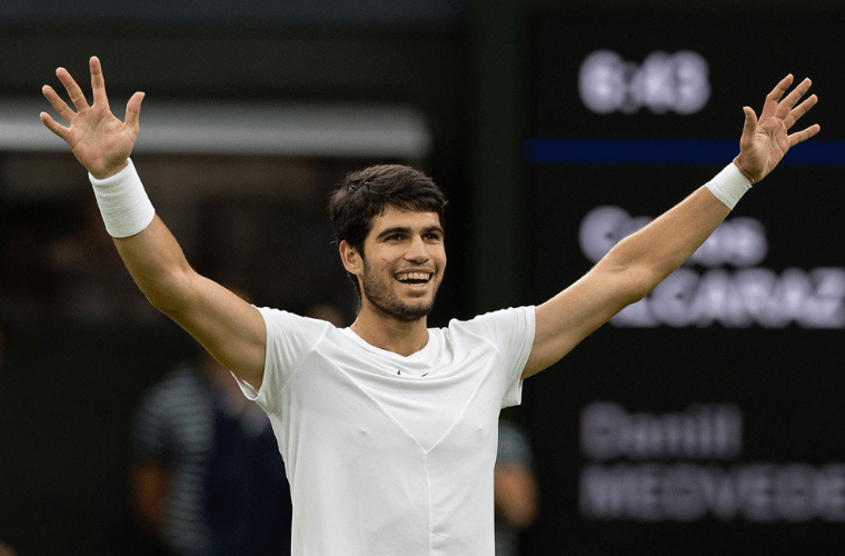 Carlito alcaraz at wimbledon